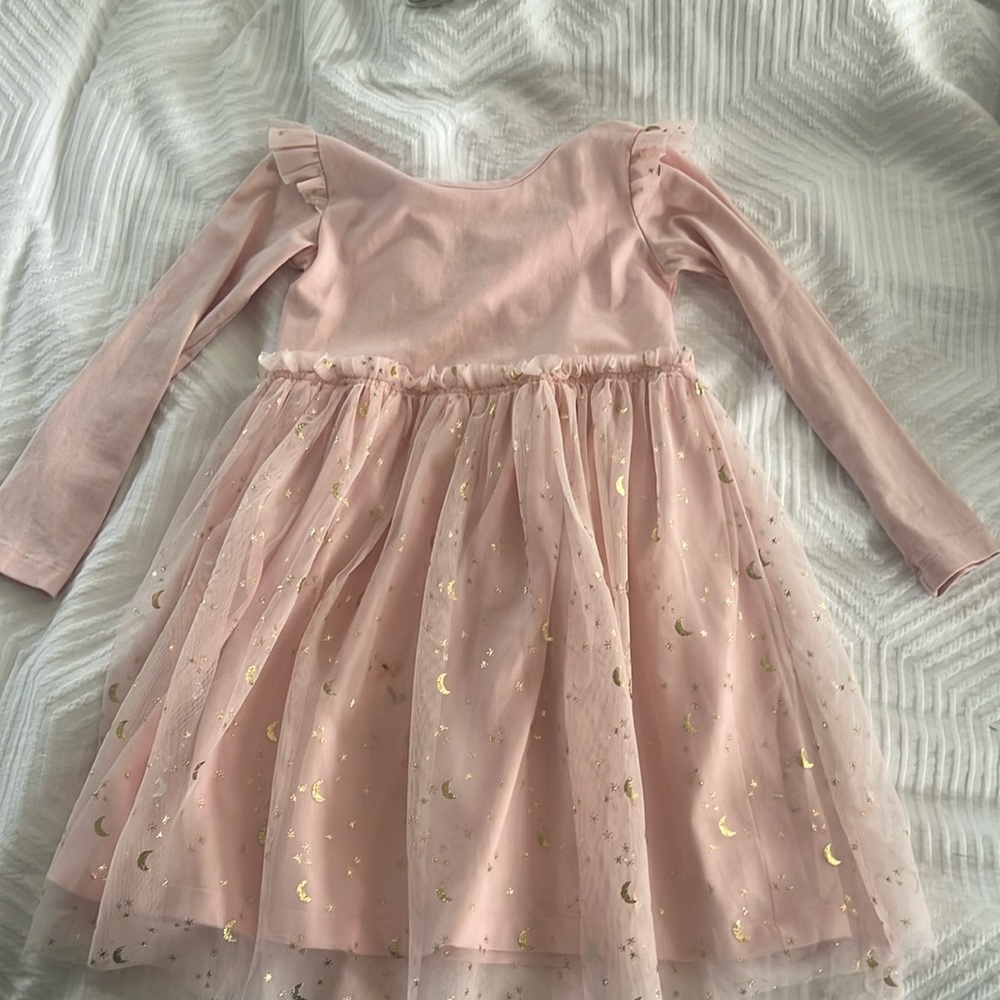 Hanna Andersson pink dress size 4.